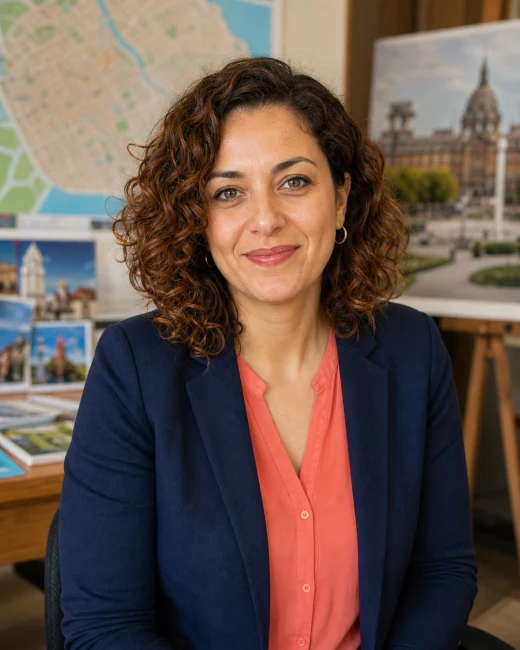 Luciana Ferreyra, fictional AI learner for Upper-intermediate hospitality English learner