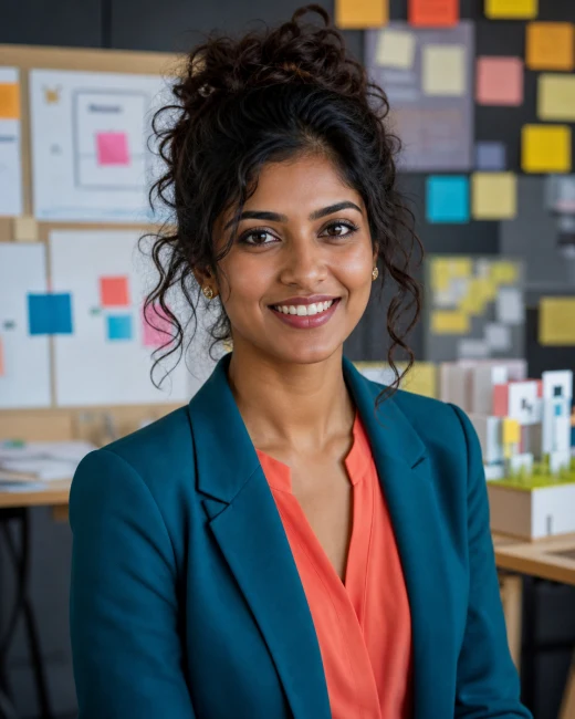Roshni Mukherjee, fictional AI learner for Early-stage startup explorer