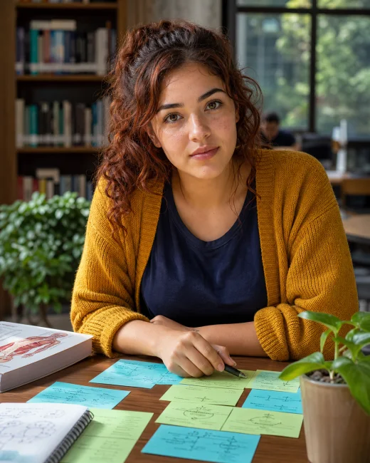 Sofia Alvarez, fictional AI learner for Driven health-science memorizer