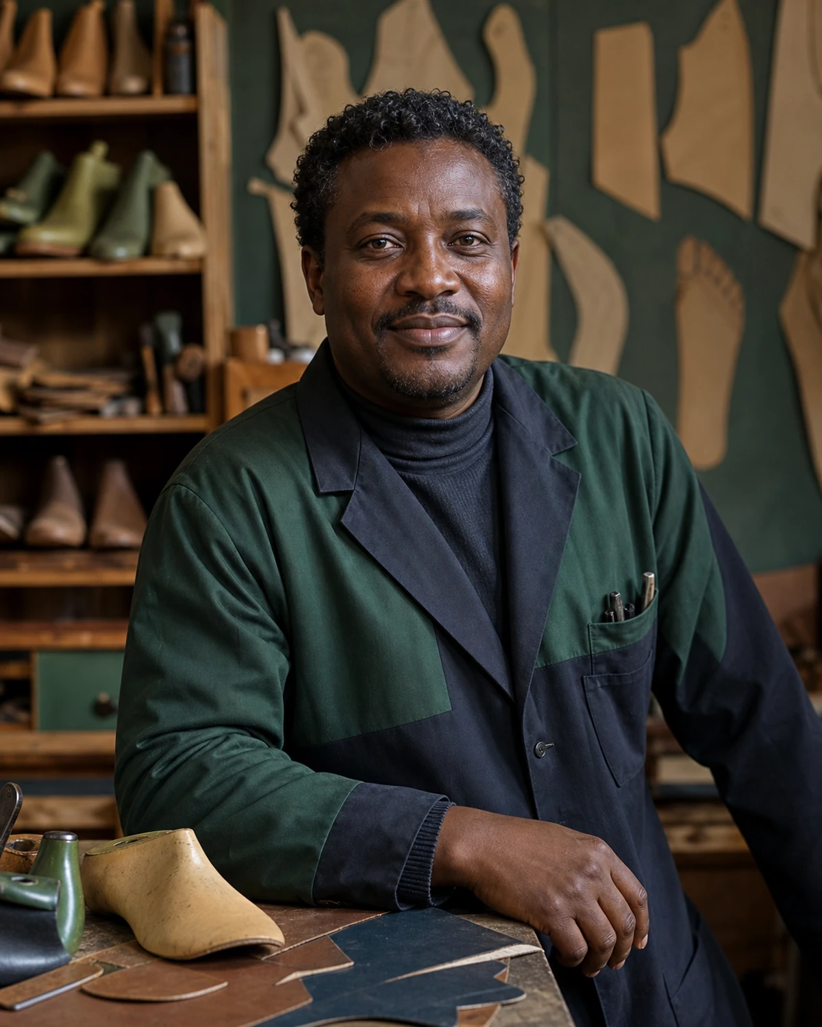 Adewale Ogunleye, Cordwaining and footwear-construction tutor AI tutor portrait