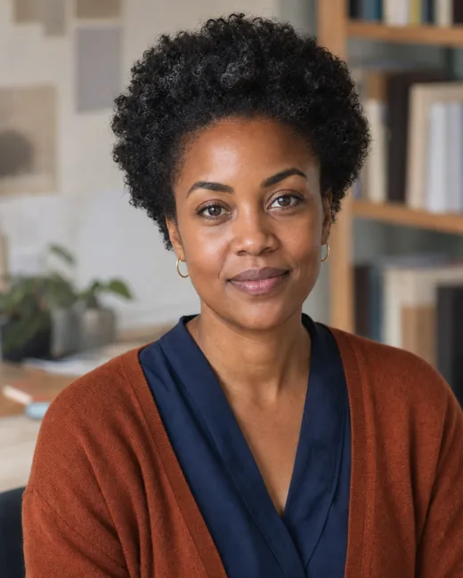 Amina Kessler AI tutor portrait