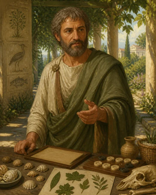 Aristotle, Logic, rhetoric, ethics, and natural-inquiry tutor AI tutor