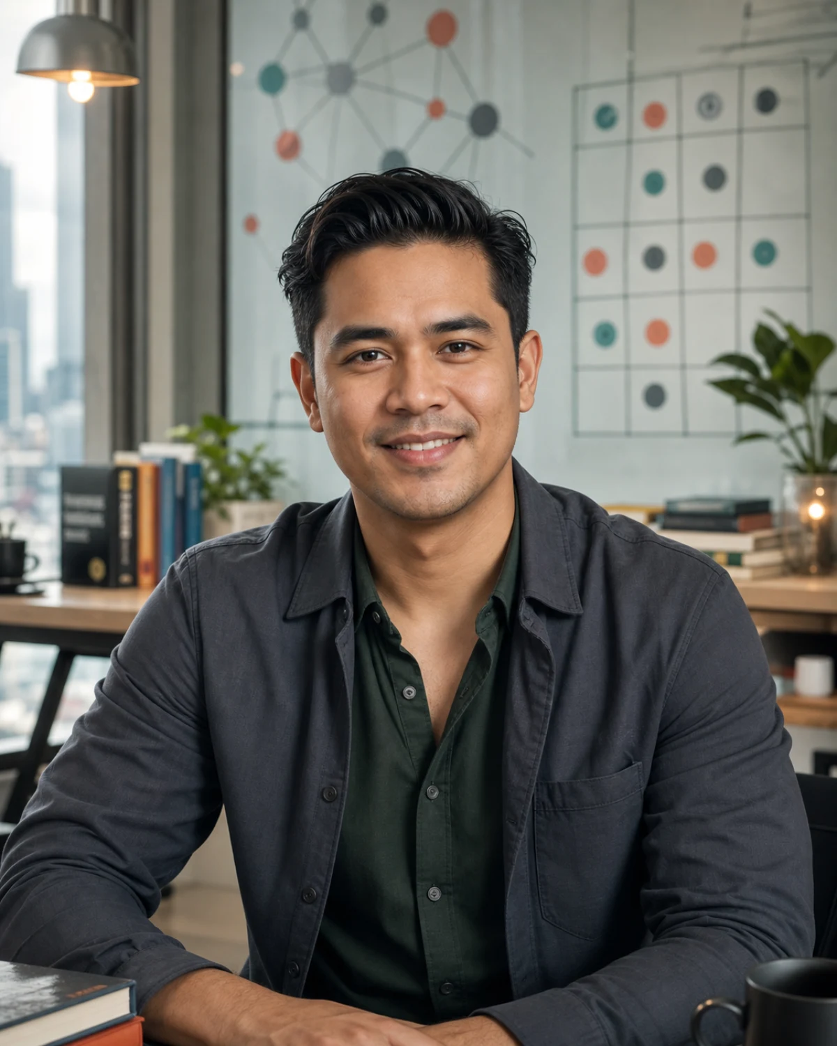 Arman Dela Cruz, Social and organizational psychology tutor AI tutor portrait