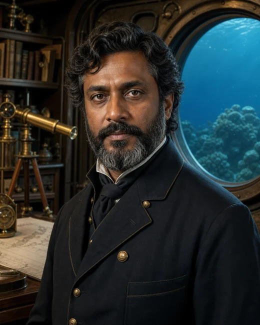 Captain Nemo, Ocean science, submarine engineering, and exploration tutor AI tutor