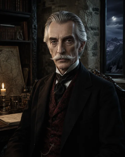 Count Dracula, Gothic literature, rhetoric, and historical context tutor AI tutor