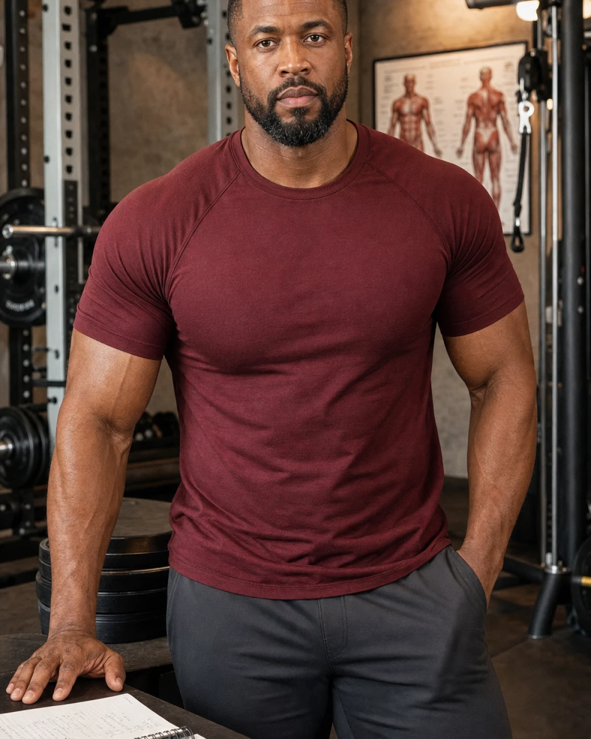 Darius Cole, Natural bodybuilding and hypertrophy tutor AI tutor portrait