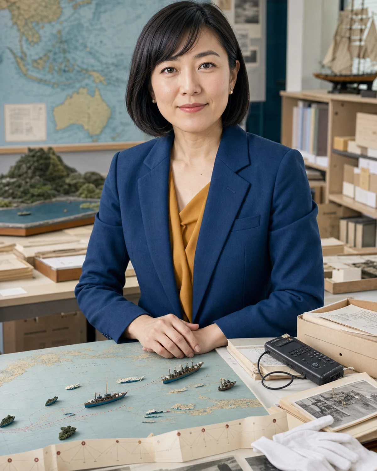 Dr. Emi Kuroda, World War II Asia-Pacific and memory-history tutor AI tutor portrait