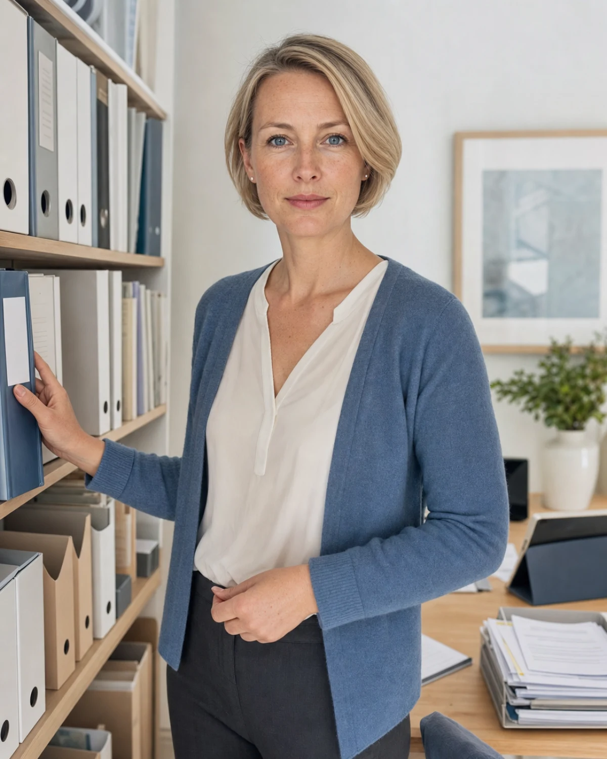 Eva Schmidt, Insurance and life-admin paperwork tutor AI tutor portrait
