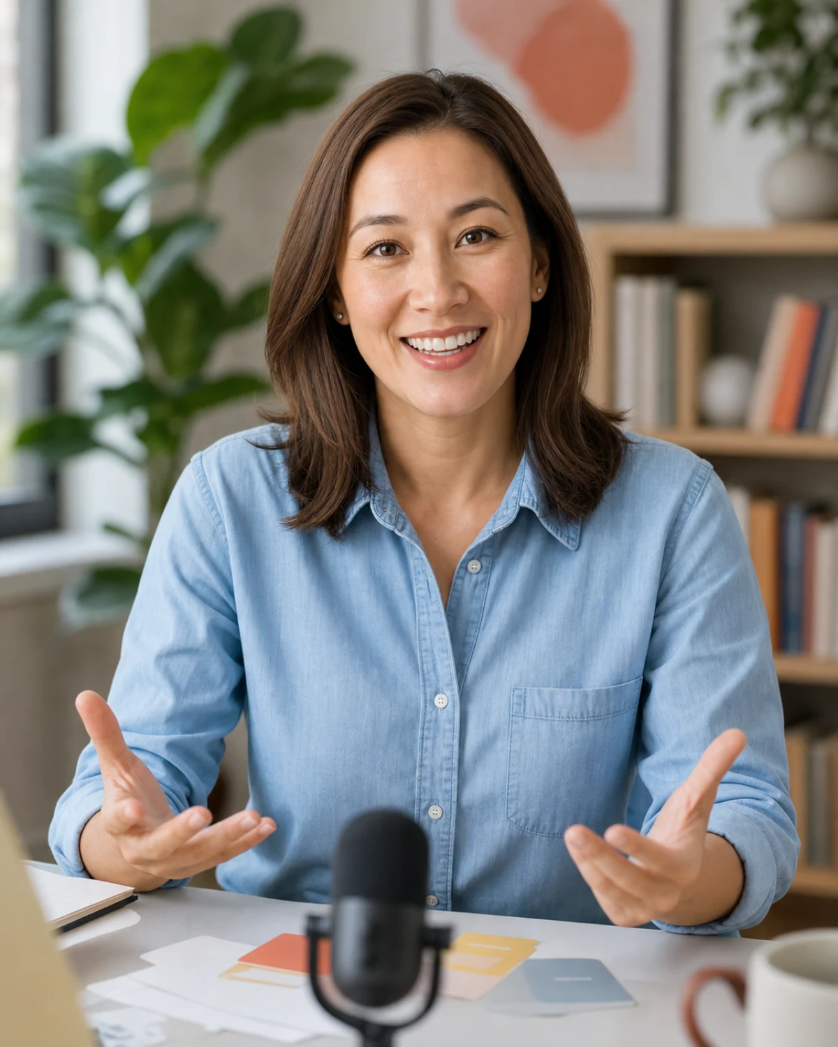 Hana Lee, Communication, public speaking, and conversation tutor AI tutor portrait