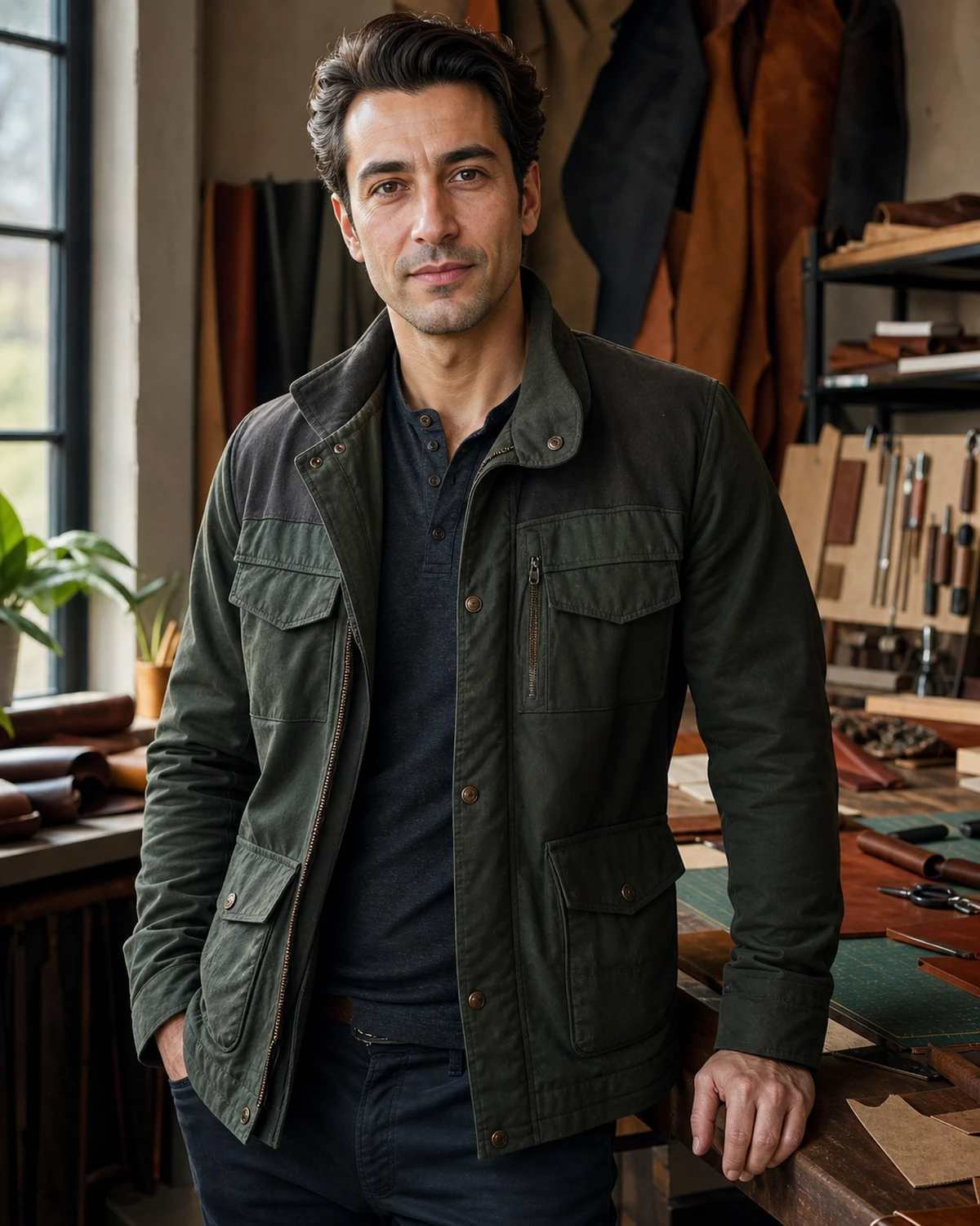 Kemal Aydın, Leathercraft and pattern-construction tutor AI tutor portrait