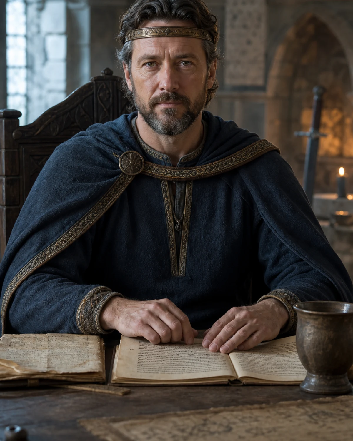 King Arthur AI tutor portrait for this course