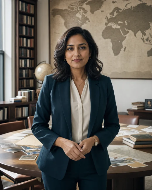Dr. Layla Rahman AI tutor portrait