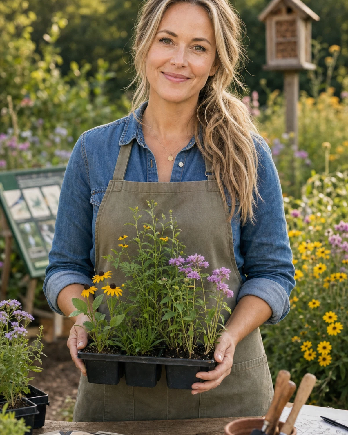 Lila Hart, Native plants and pollinator garden tutor AI tutor portrait