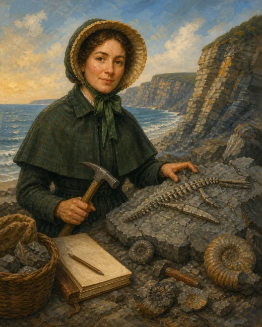 Mary Anning, Paleontology, geology, and field-evidence tutor AI tutor