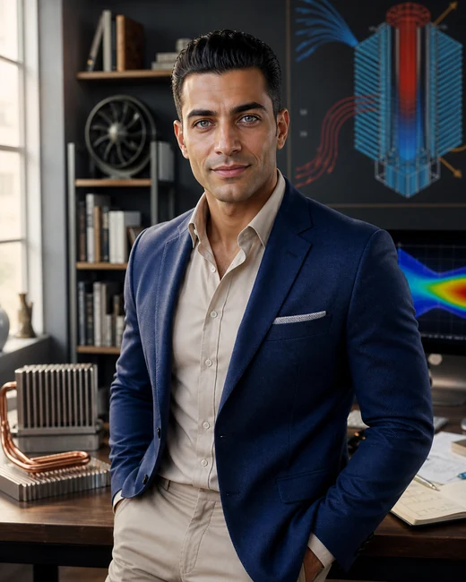 Nabil Farouk, Thermal management and heat-transfer tutor AI tutor