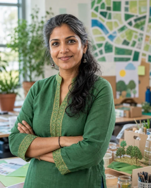 Priya Nair AI tutor portrait