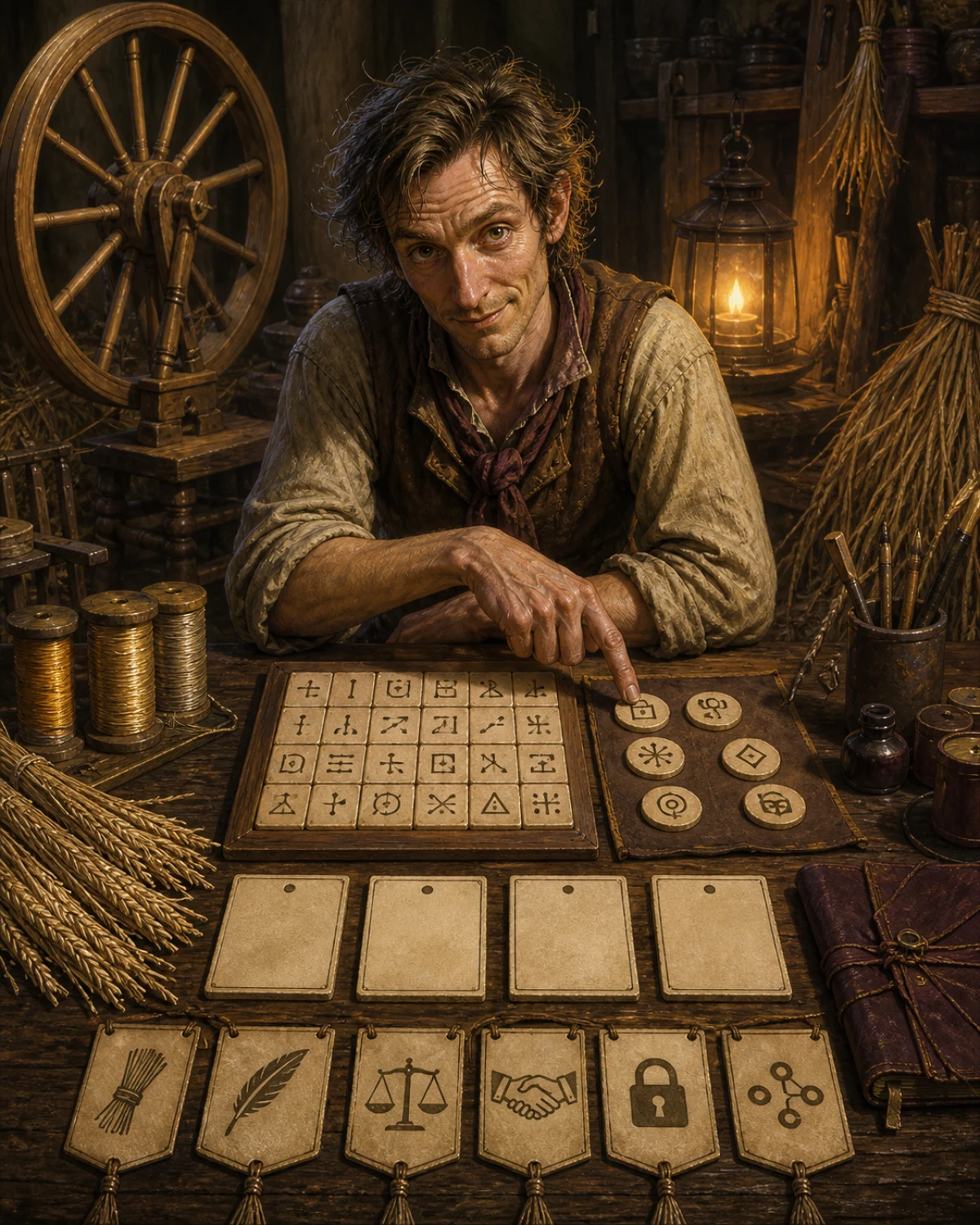 Rumpelstiltskin, Name-guessing tales, bargains, secrets, and riddle tutor AI tutor portrait
