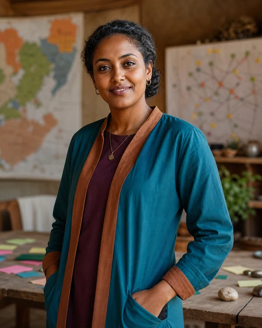 Samira Habte, Peacebuilding and conflict-studies tutor AI tutor