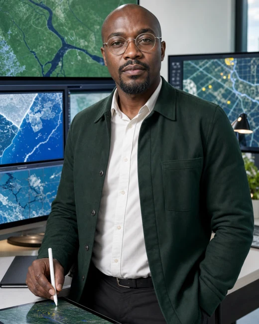 Samuel Okoye, Satellites, maps, and GIS tutor AI tutor