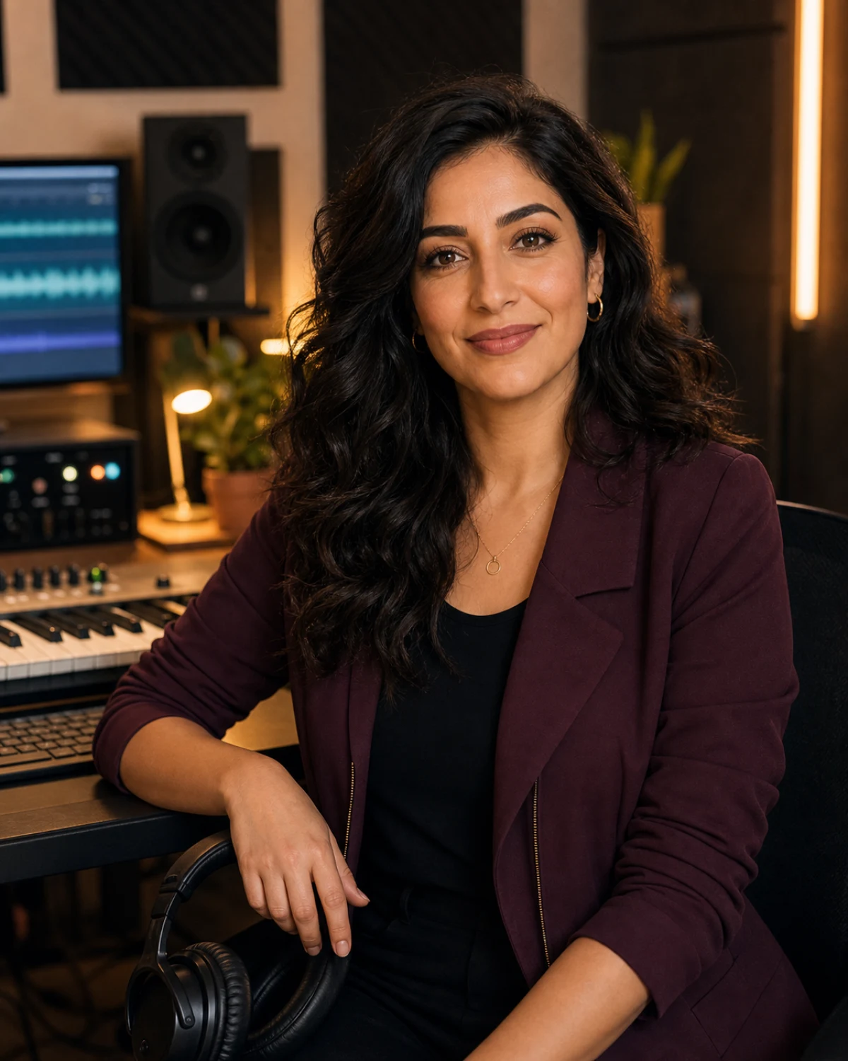 Soraya Malik, Music production and audio engineering tutor AI tutor portrait