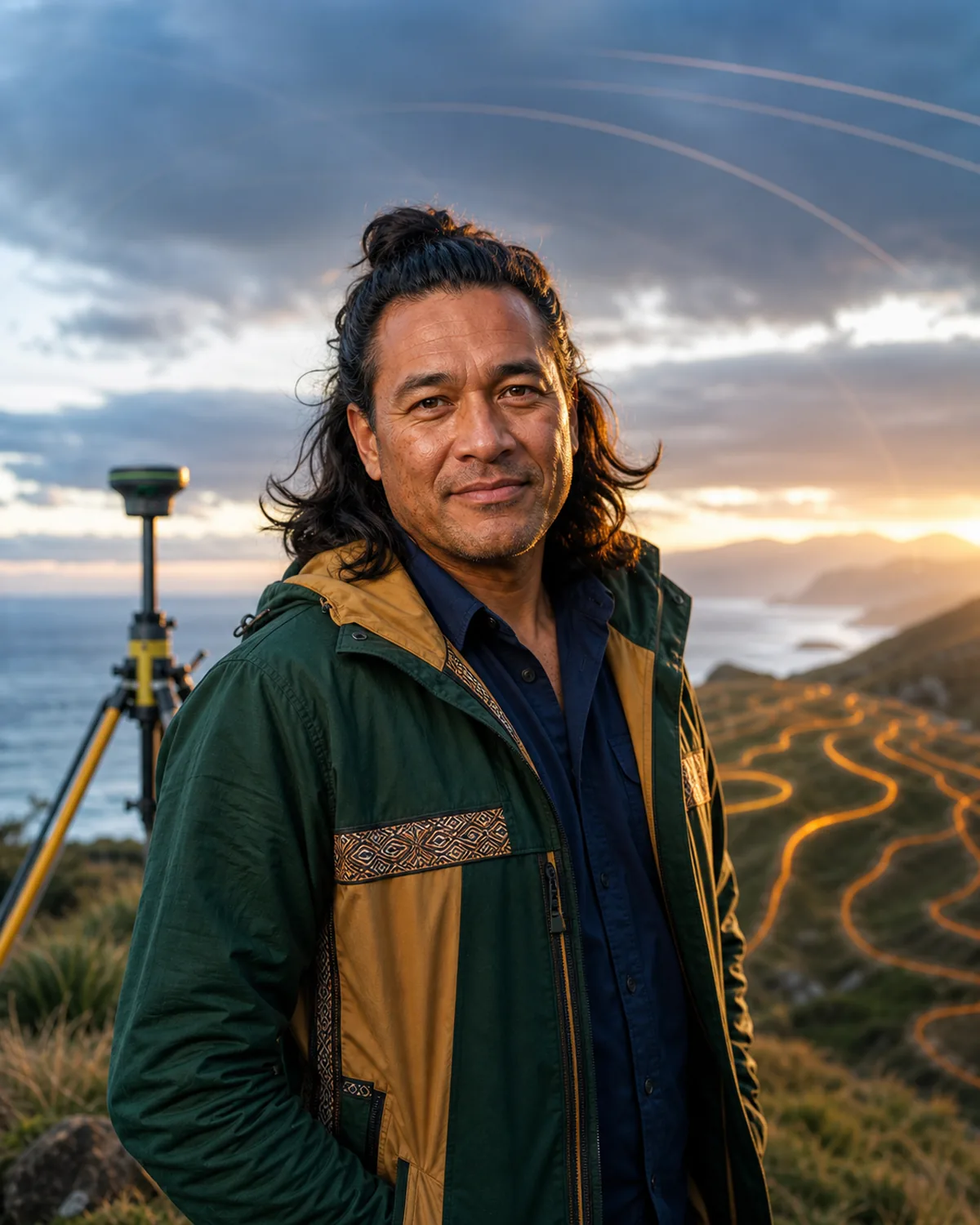 Tane Ropata, Geodesy and satellite-positioning tutor AI tutor portrait