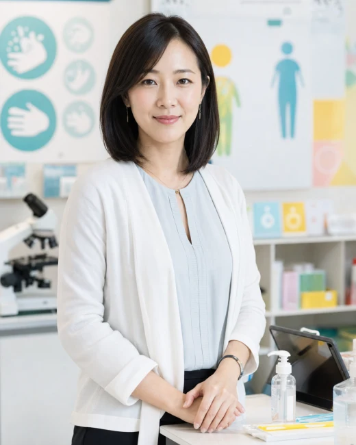 Yuna Sato, Public health and infection-prevention literacy tutor AI tutor